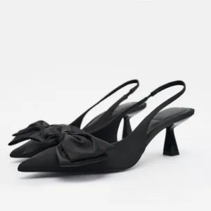 أحذية نسائية فاخرة رسمية ذات رأس مدبب بكعب عالٍ - Luxury women's formal pointed toe high heel shoes