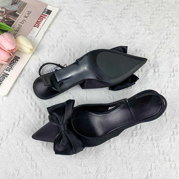 أحذية نسائية فاخرة رسمية ذات رأس مدبب بكعب عالٍ - Luxury women's formal pointed toe high heel shoes