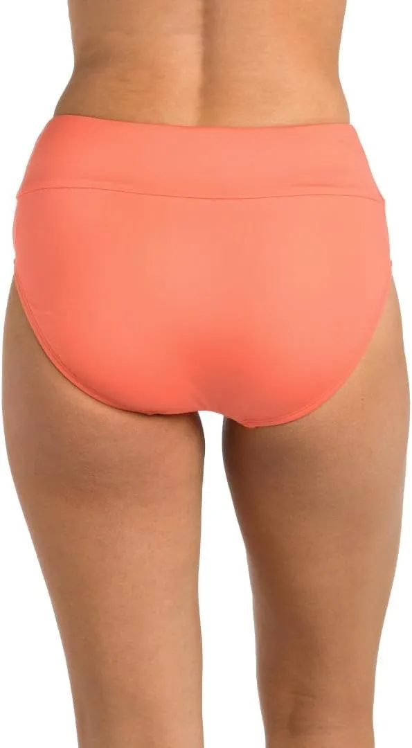 24th & Ocean Women's High Waist Hipster Bikini Swimsuit Bottom