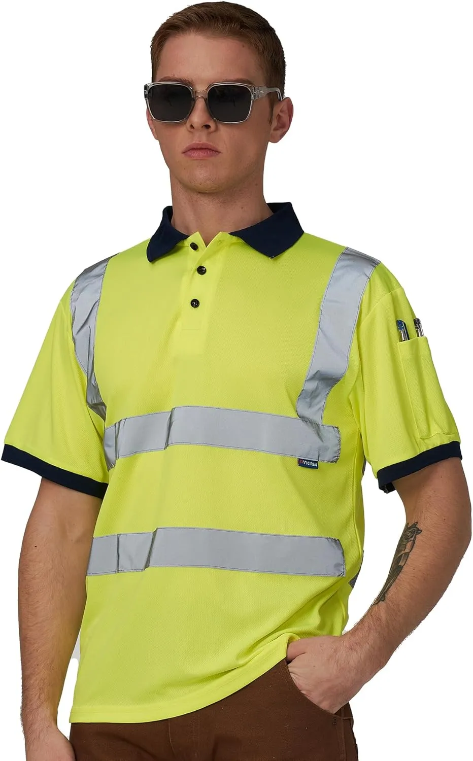 A-SAFETY High Visibility Safety Customize Logo Long Sleev T-Shirt (XS-6XL)