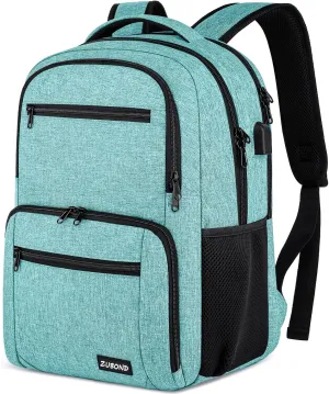 Backpack for Men and Women, Backpack for School Teen Boys, Business Travel Water Resistant Sturdy 15.6 Inch Laptops Back Pack with USB Charging Port, College School Computer Bag Gift