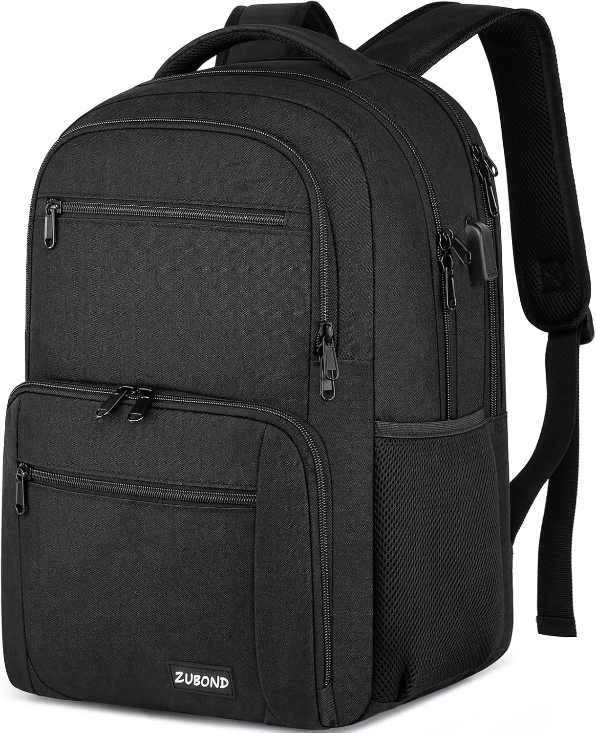 Backpack for Men and Women, Backpack for School Teen Boys, Business Travel Water Resistant Sturdy 17.3 Inch Laptops Back Pack with USB Charging Port, College School Computer Bag Gift