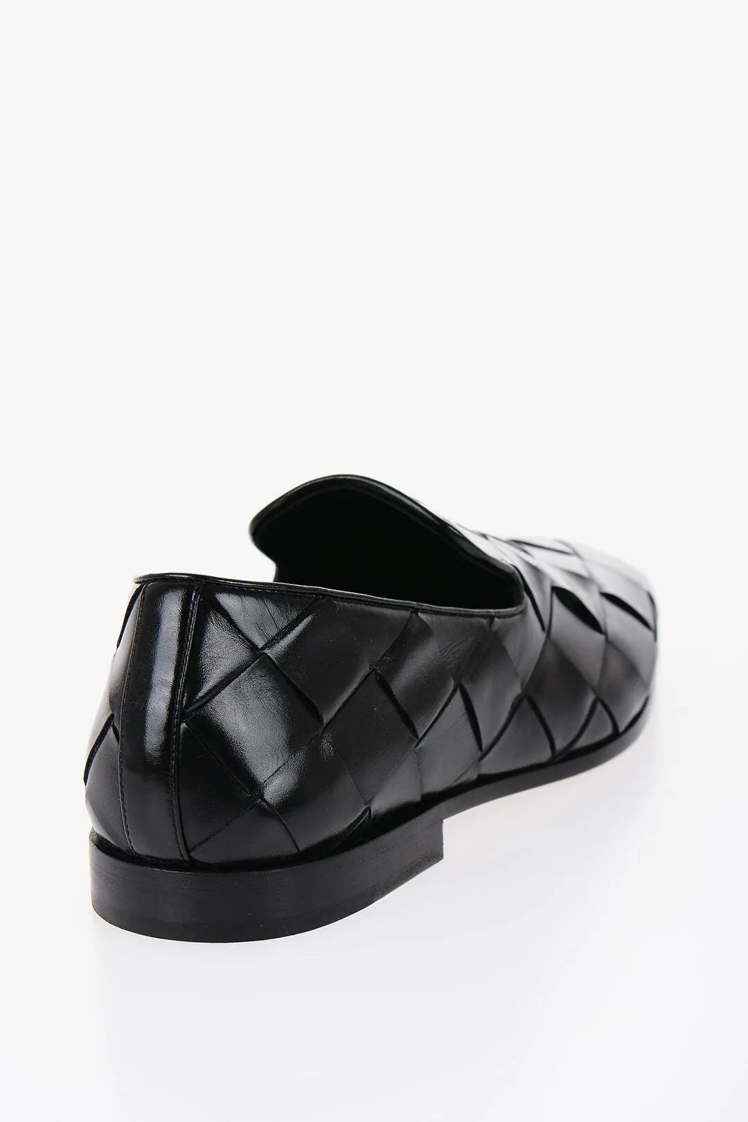 Bottega Veneta Braided Leather Roma Loafers