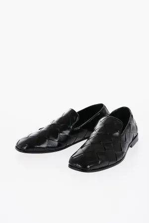Bottega Veneta Braided Leather Roma Loafers