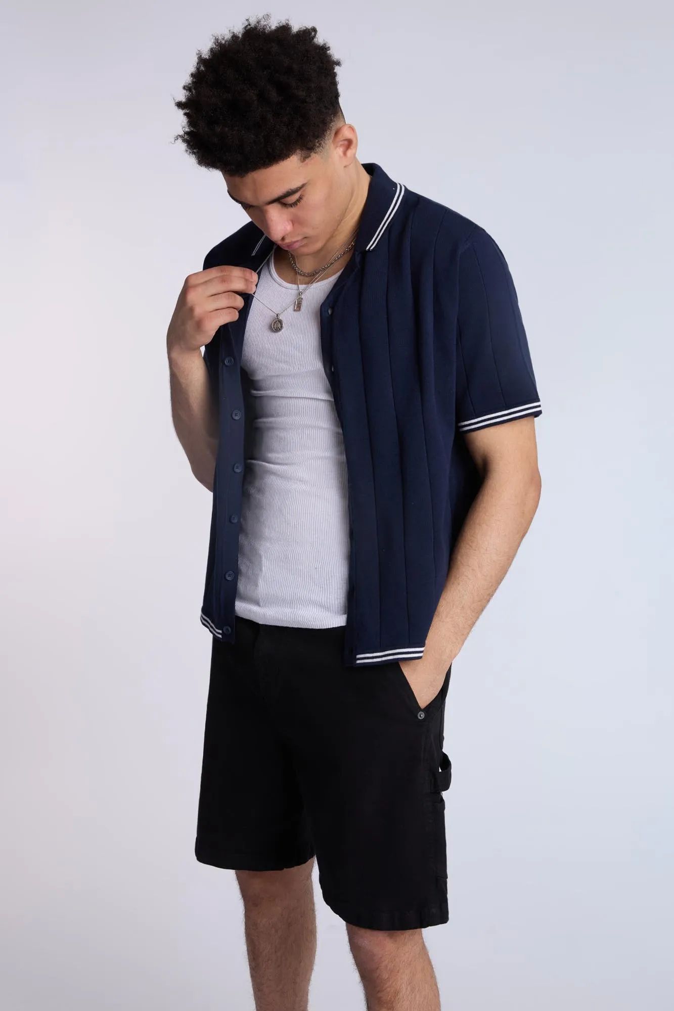 Carpenter Denim Shorts