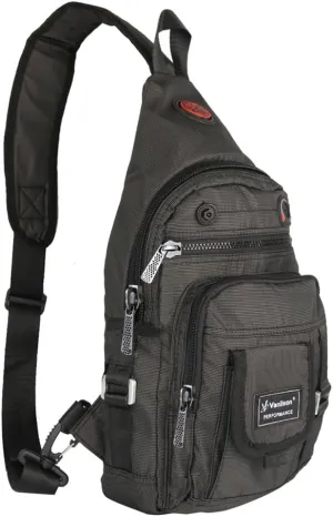 Crossbody Sling Bag Backpack for Men & Women Black
