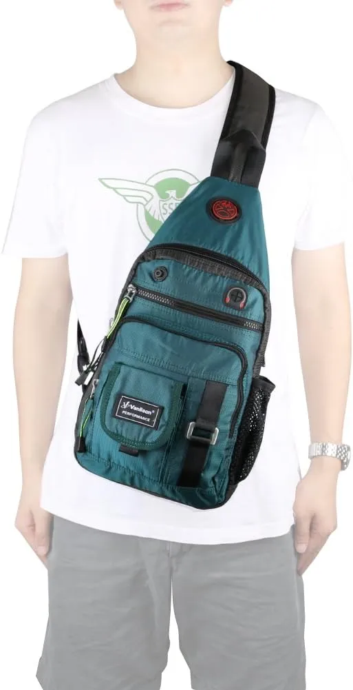 Crossbody Sling Bag Backpack for Men & Women Blue