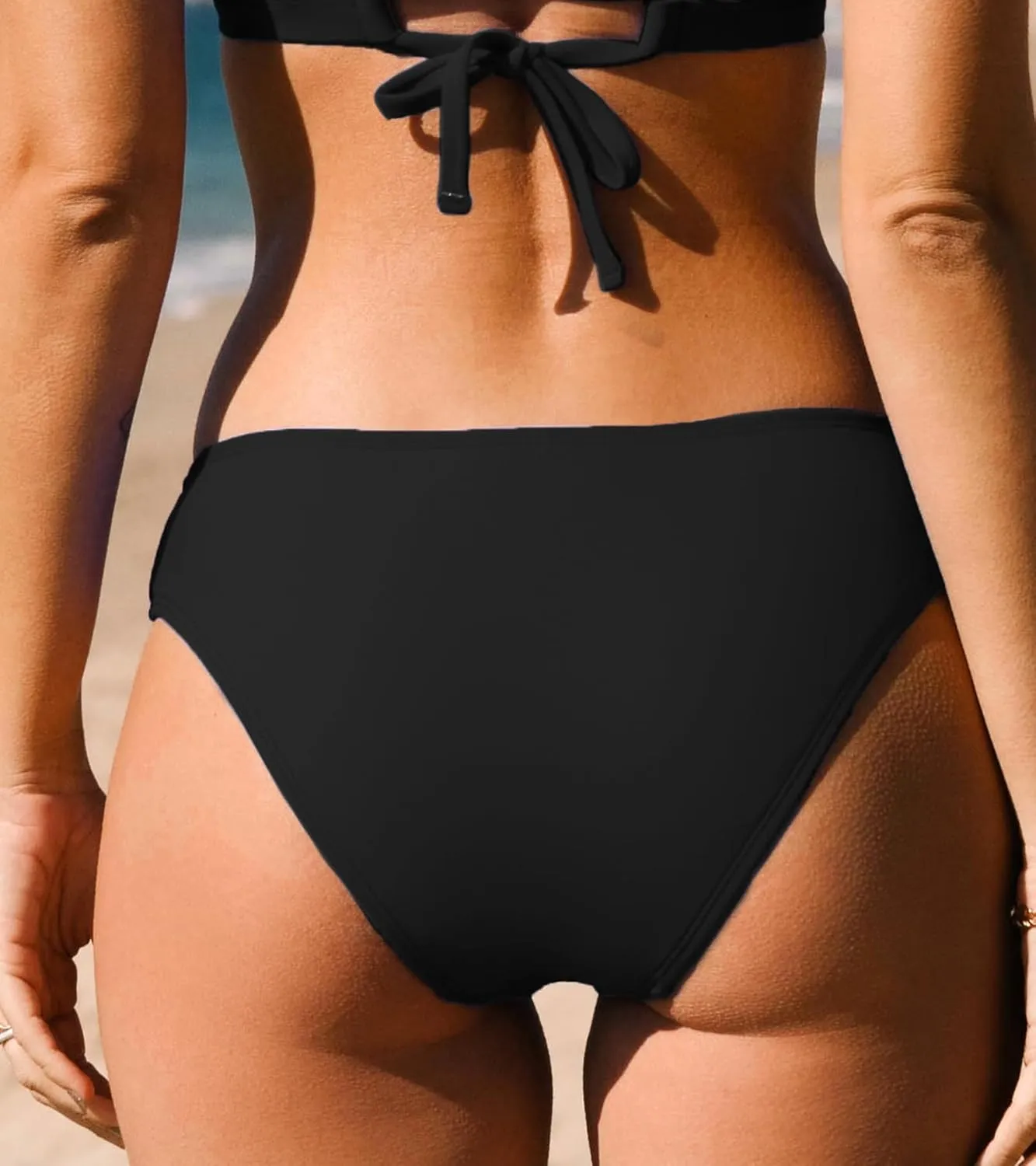 CUPSHE Womens Swimsuit Bikini Bottom Low Rise Bathing Suit
