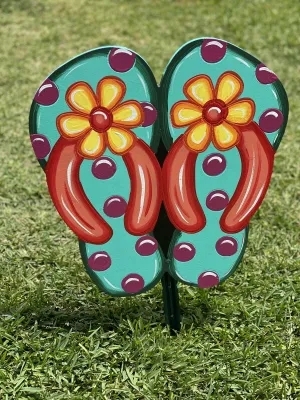 Flip Flops Blank Ready to be painted by you