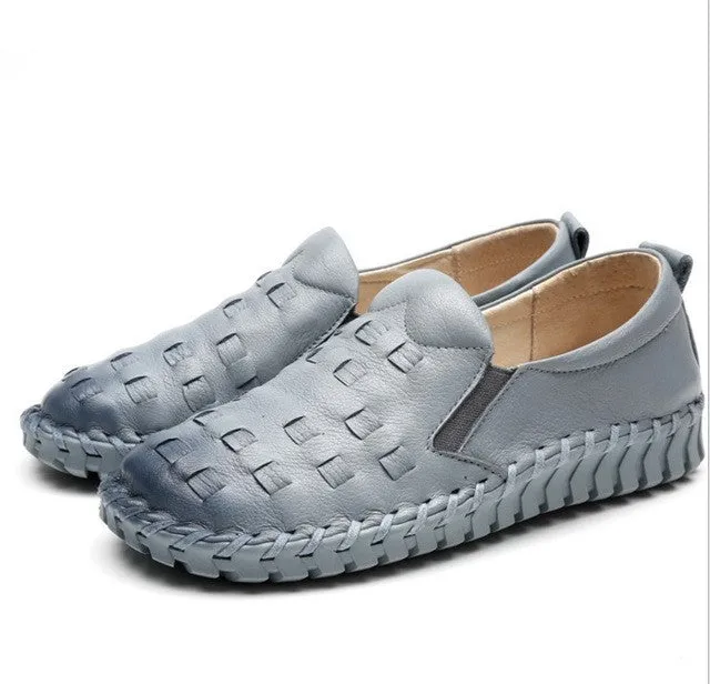 Genuine Leather Casual Shoes For Women