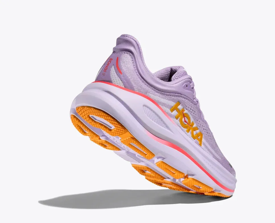 Hoka Bondi 9 Running Shoe - Aster Flower / Starlight Glow