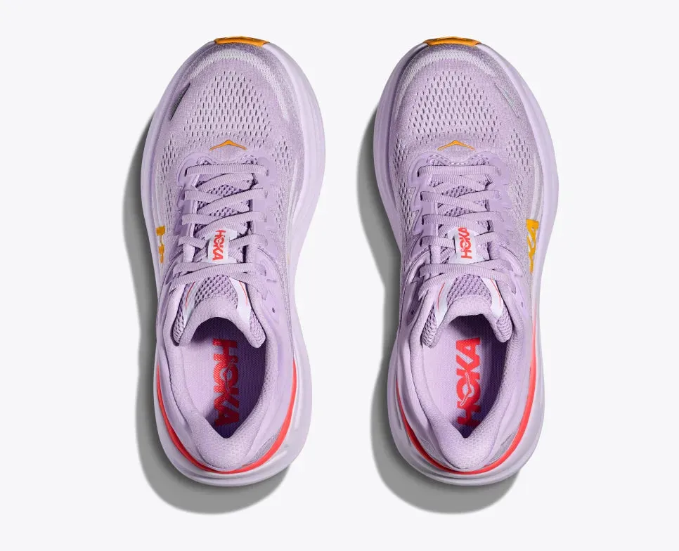 Hoka Bondi 9 Running Shoe - Aster Flower / Starlight Glow