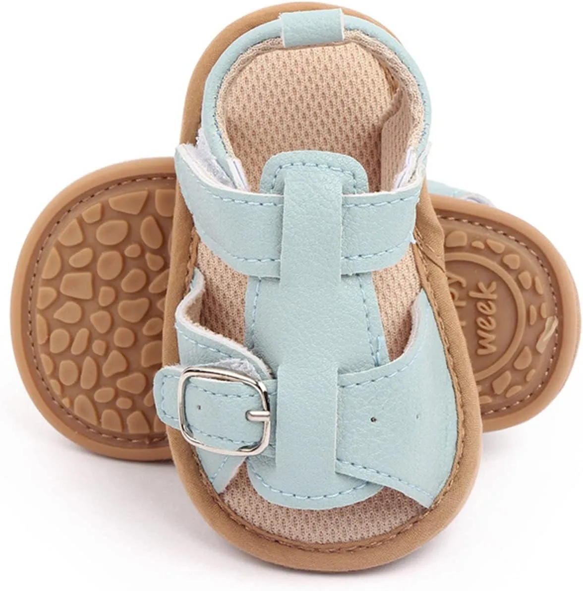 Infant Baby Girl Boy Sandals Open Toe Summer Lightweight Soft Outdoor Casual Beach Shoes Baby First Walking Shoes