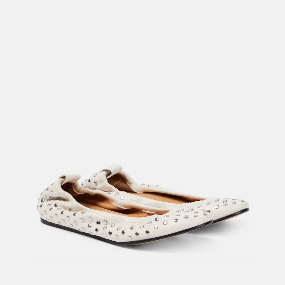Isabel Marant Belna Ballerinas - White