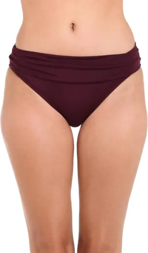 La Blanca Women's Island Goddess Banded Hipster Swimsuit Bottom Pineapple