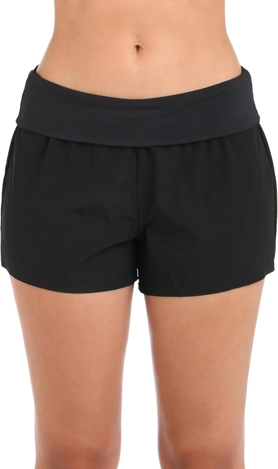 La Blanca Women's Standard Island Goddess Banded Boardshort Swimsuit Bottom