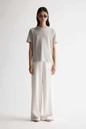 Lewie Knit Top Grey Marle