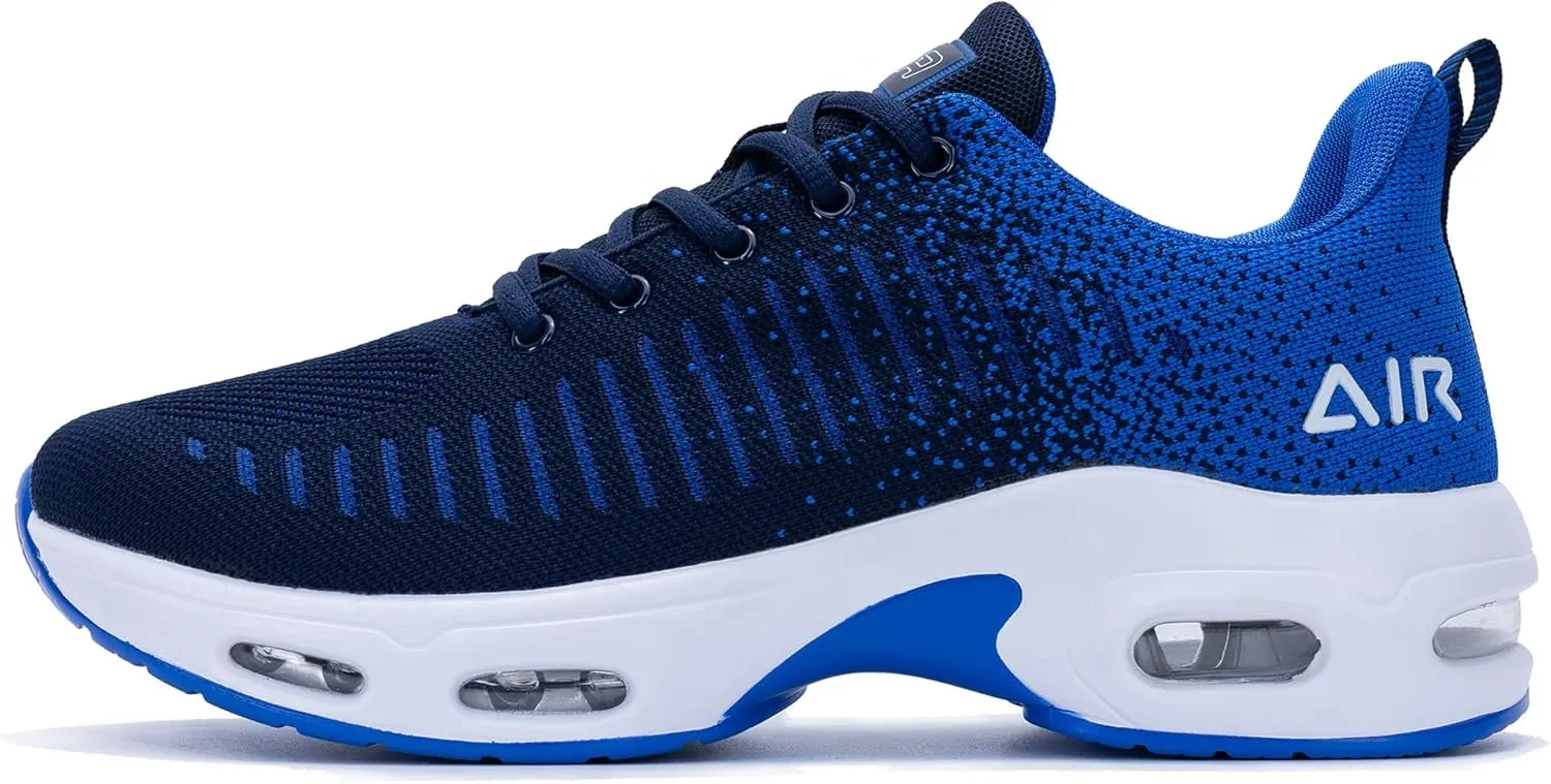 Men's Air Running Shoes Tennis Jogging Gym Fashion Sneaker Lightweight Knitting Breathable Athletic Walking Shoes US 7-12.5