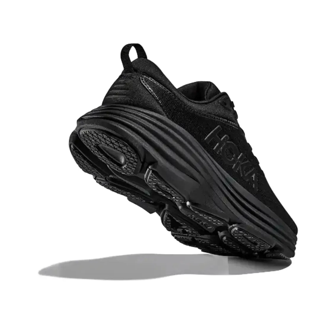 Mens HOKA Bondi 8 - Black / Black