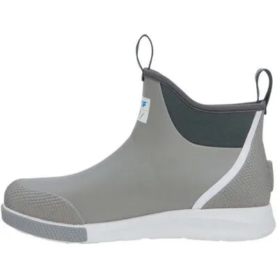 MENS XTRATUF 6IN ANKLE DECK SPORT BOOT - GREY