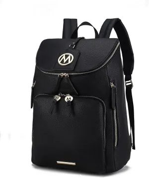 MKF Collection Backpack Bag for Women Vegan Leather Top-Handle Ladies Fashion Travel Bag  Daypack By Mia K