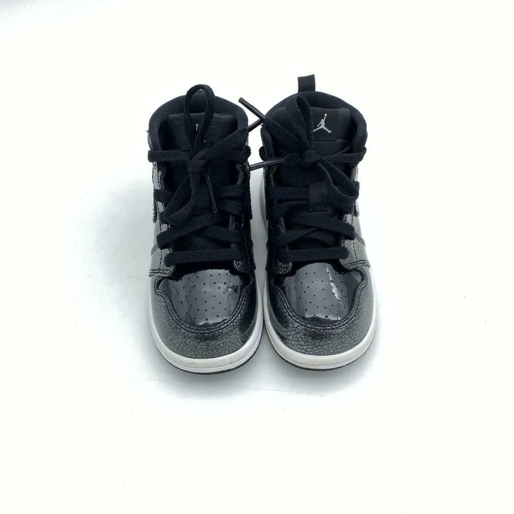Nike Air Jordan 1 Retro Mid Black 705304-017 Size 7c
