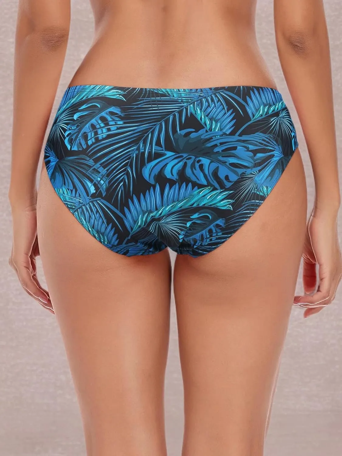 Ocean Blues Women's Strappy Bikini Bottom Full Coverage Swim Briefs