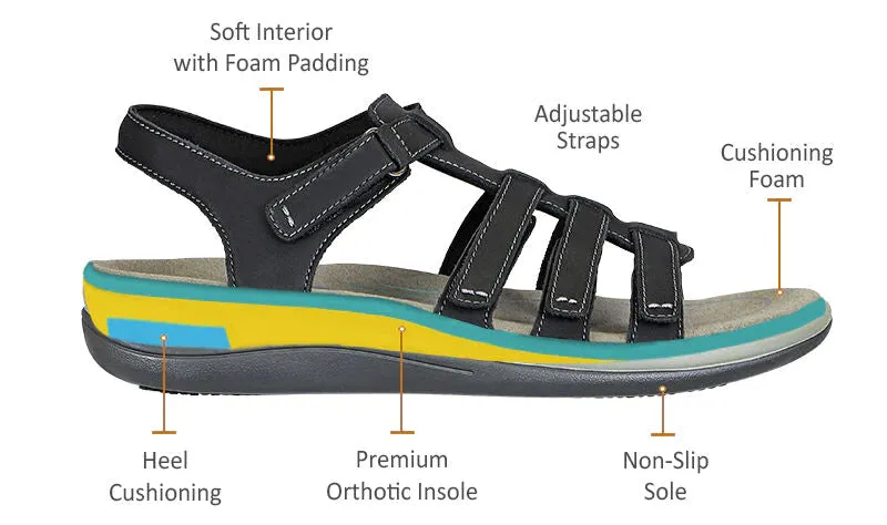 Orthofeet Women Amalfi - Black