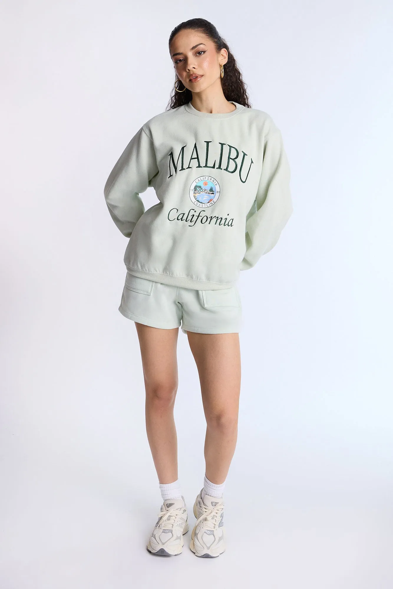 Oversized Crew Neck Sweatshirt