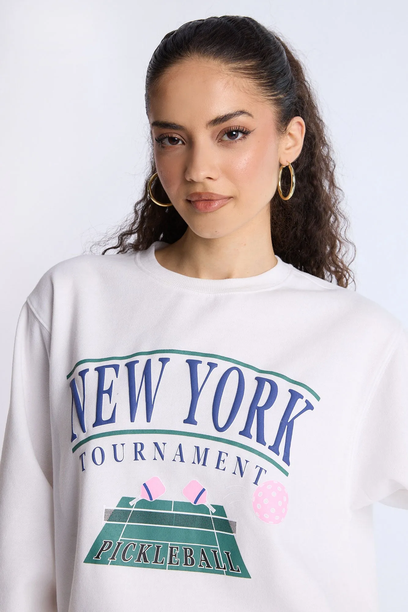 Oversized Crew Neck Sweatshirt