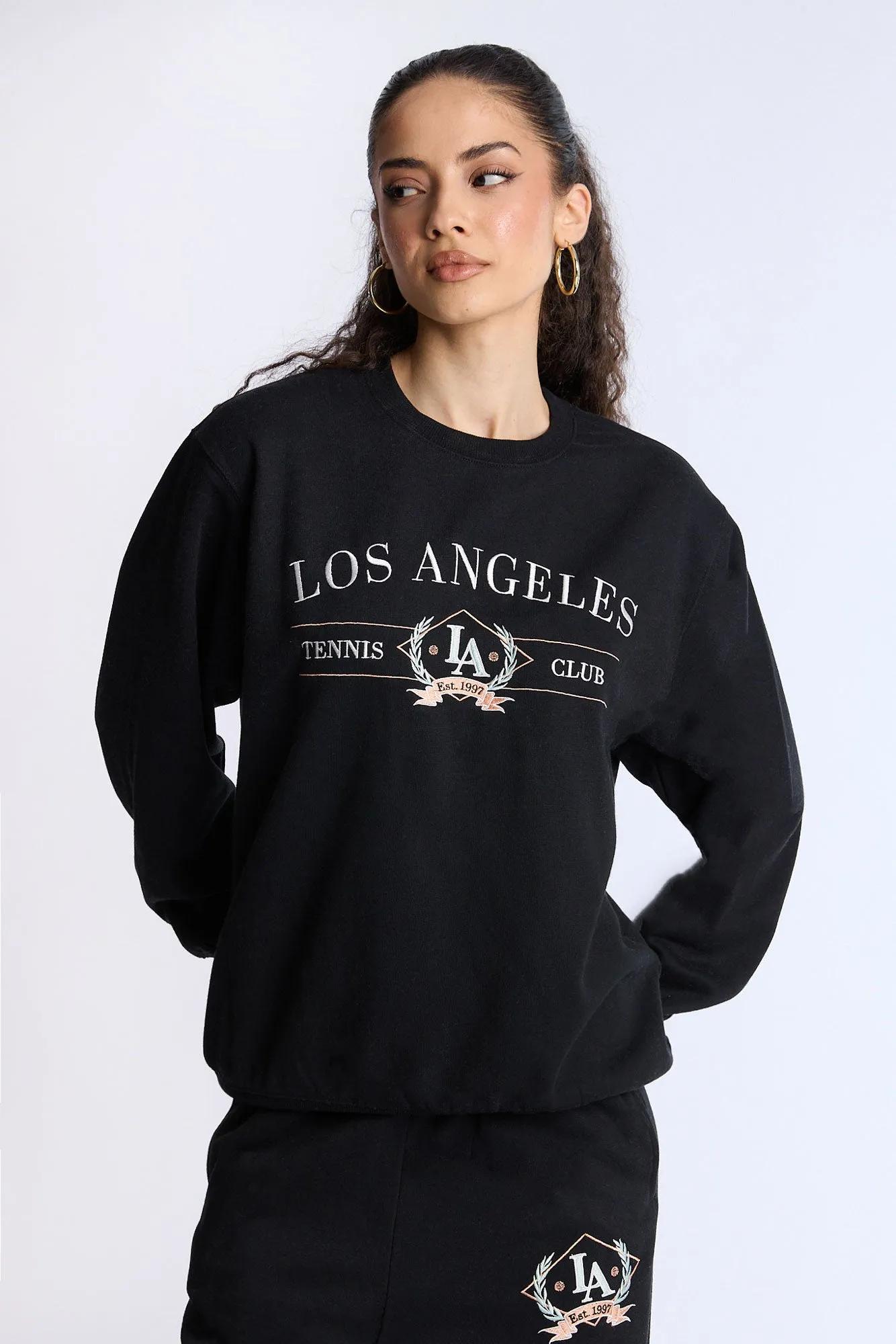 Oversized Crew Neck Sweatshirt