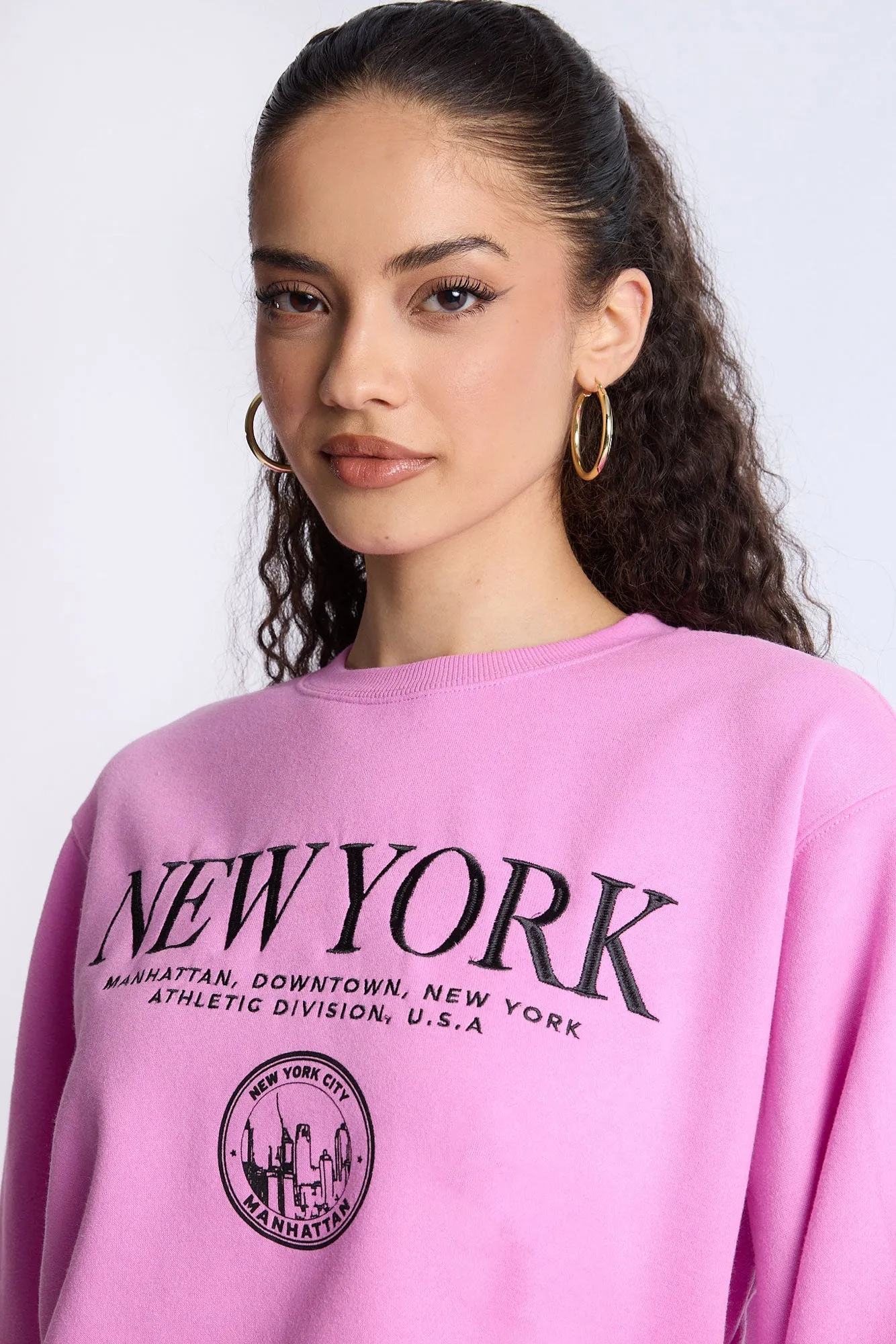 Oversized Crew Neck Sweatshirt