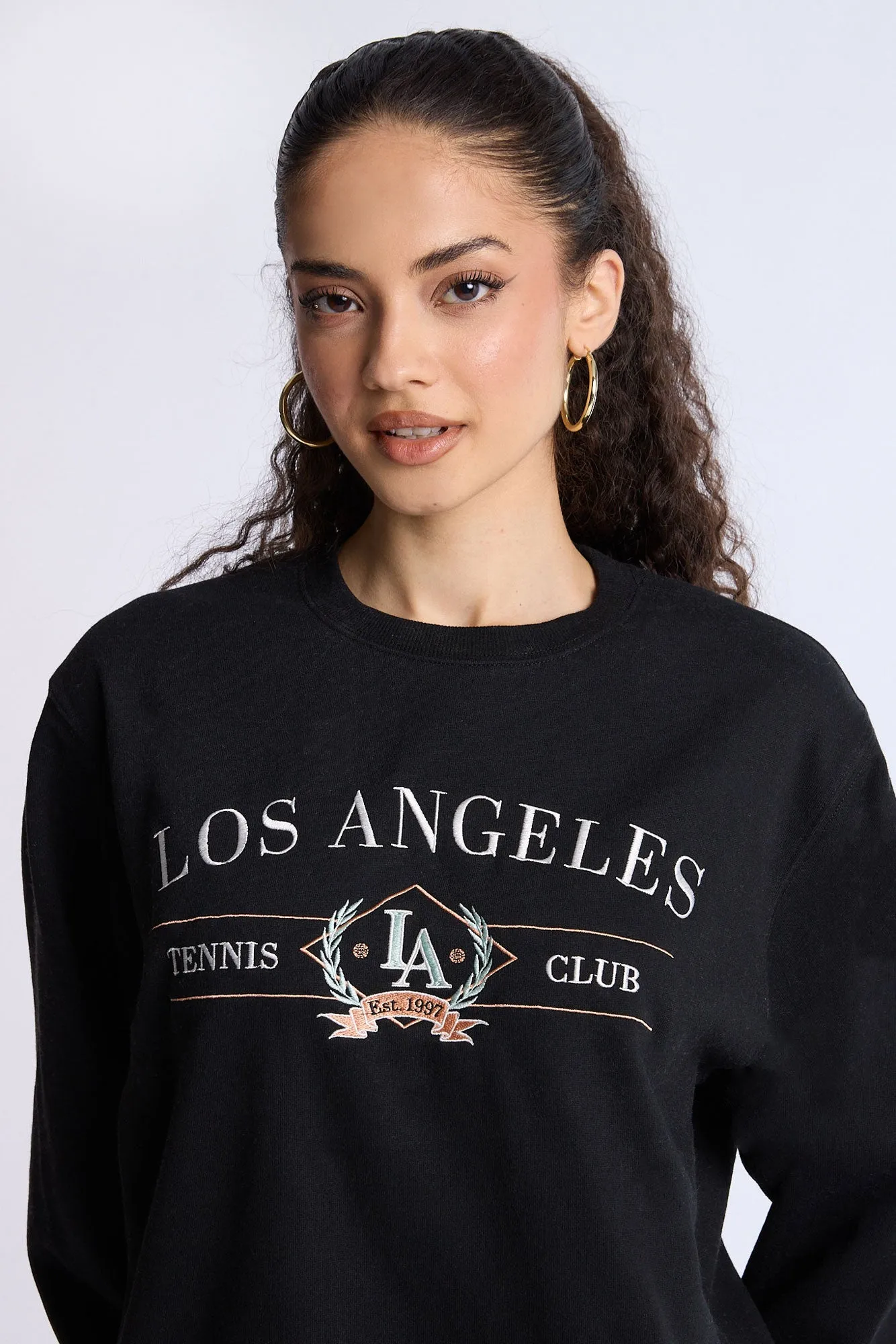 Oversized Crew Neck Sweatshirt