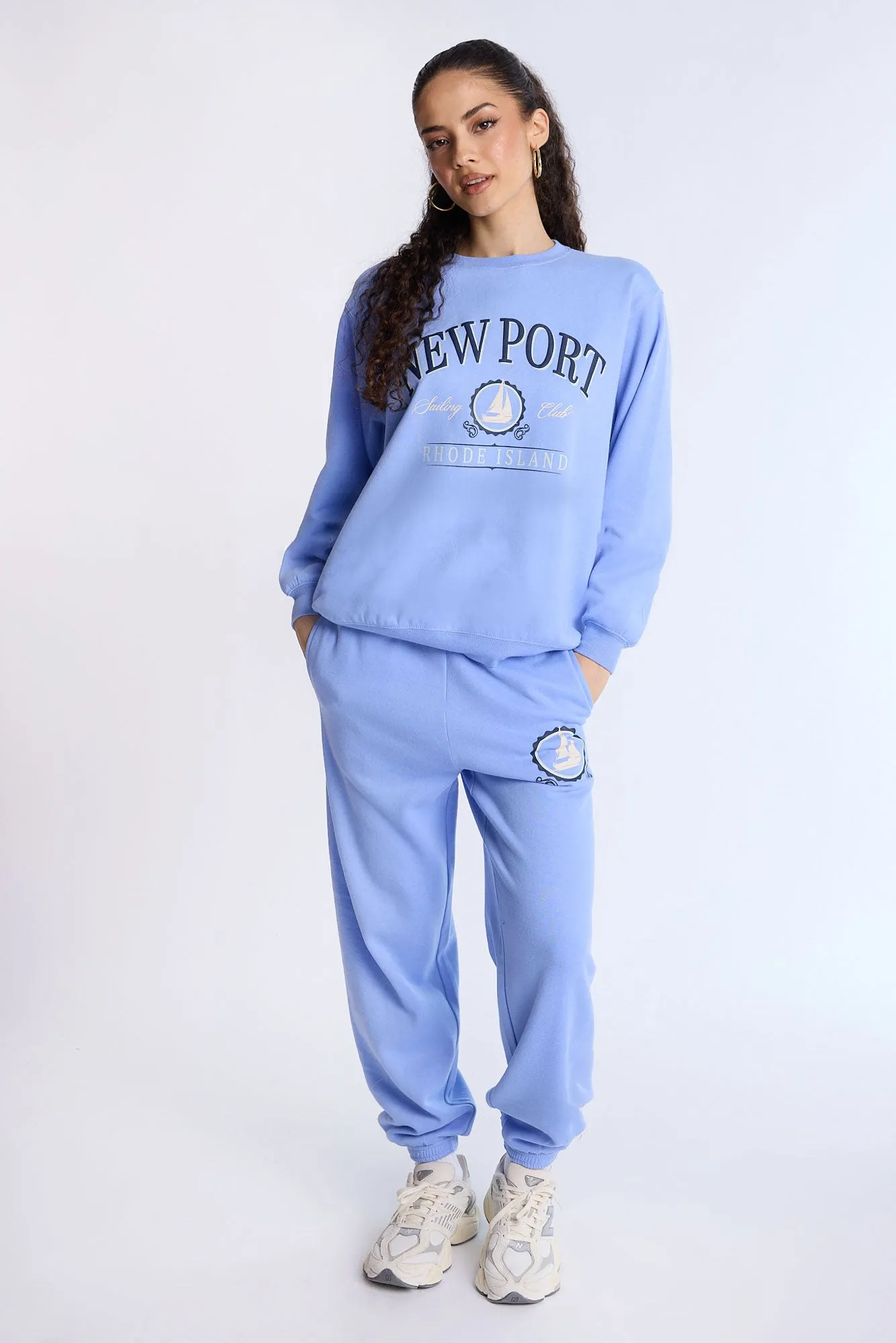 Oversized Crew Neck Sweatshirt