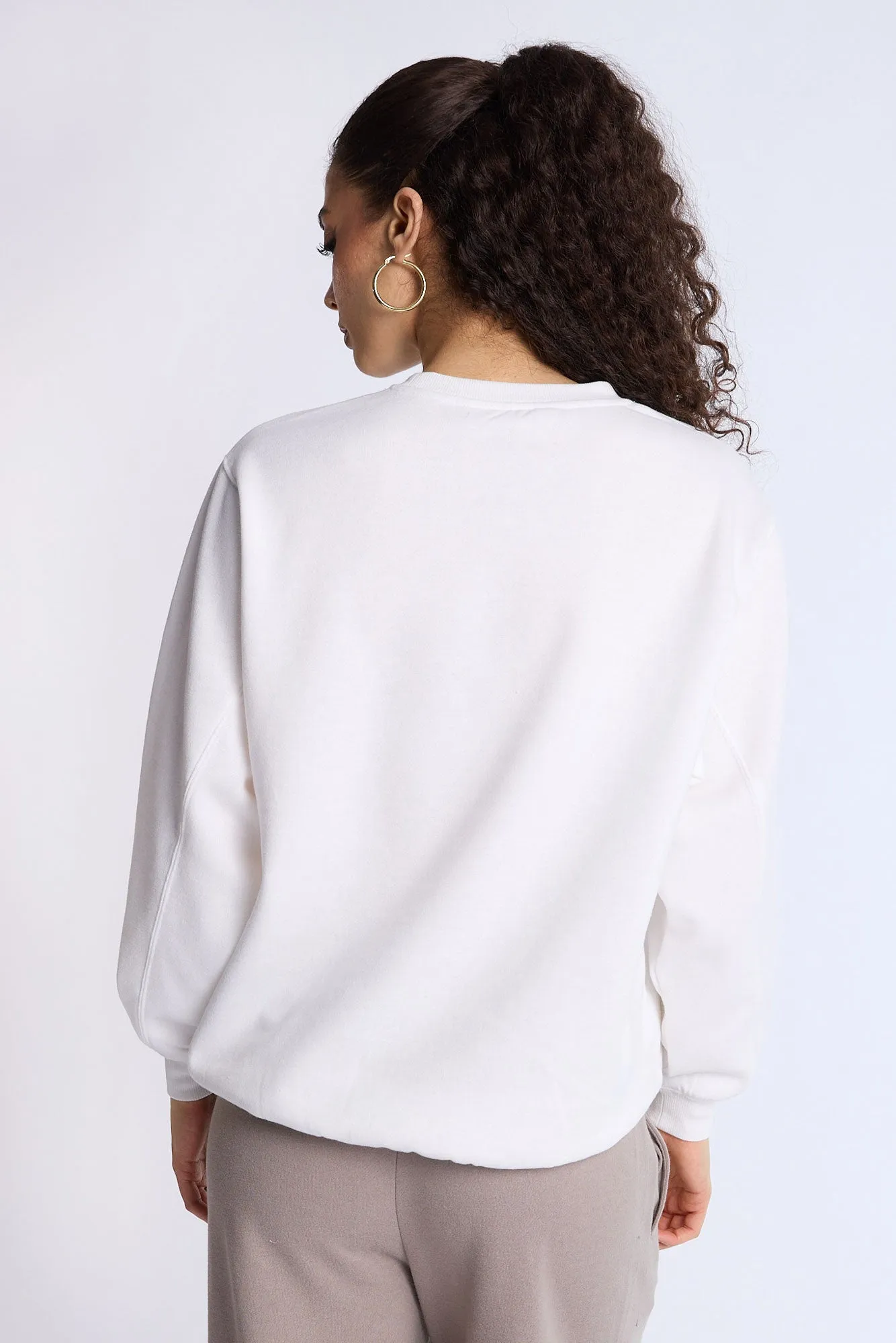 Oversized Crew Neck Sweatshirt