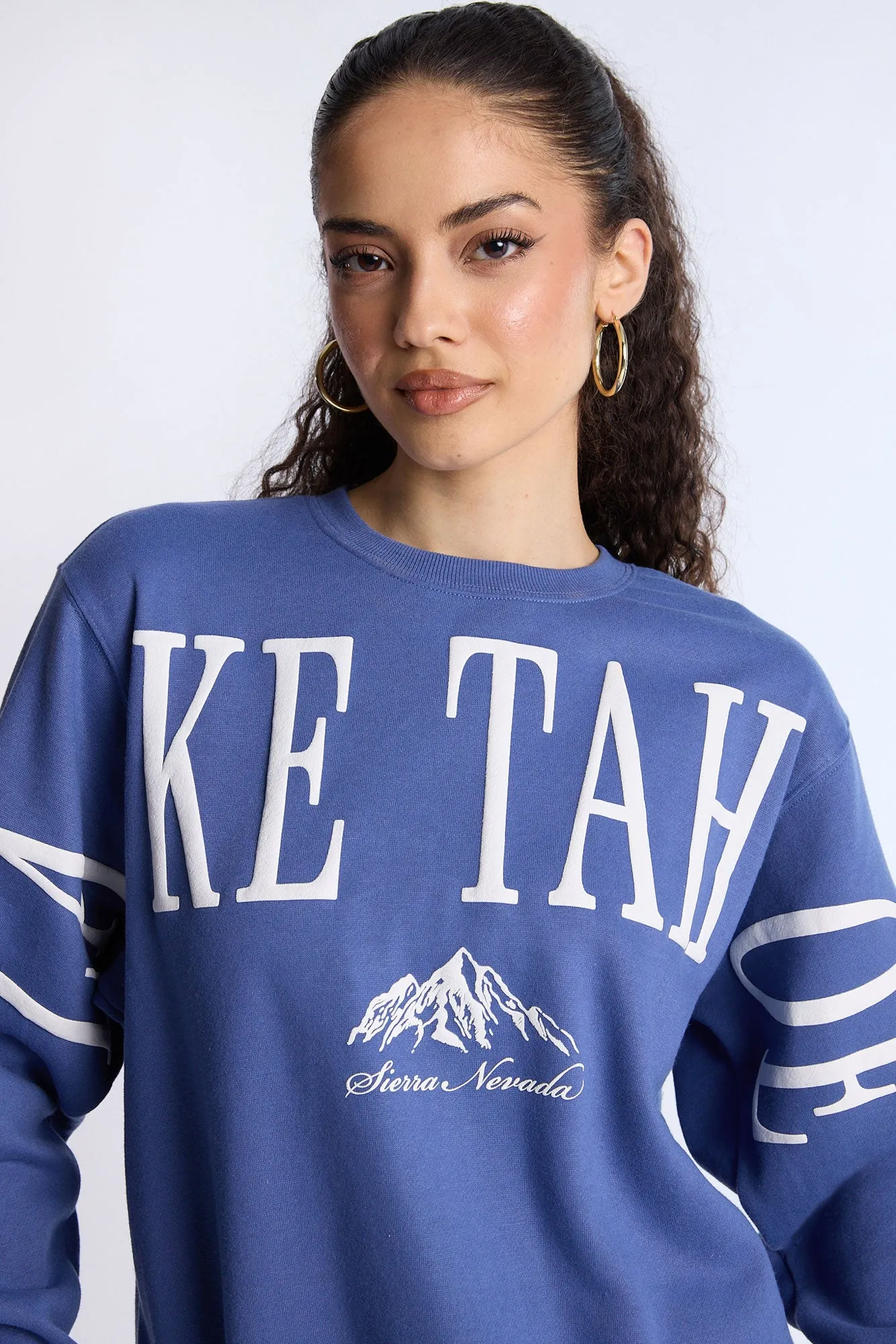 Oversized Crew Neck Sweatshirt