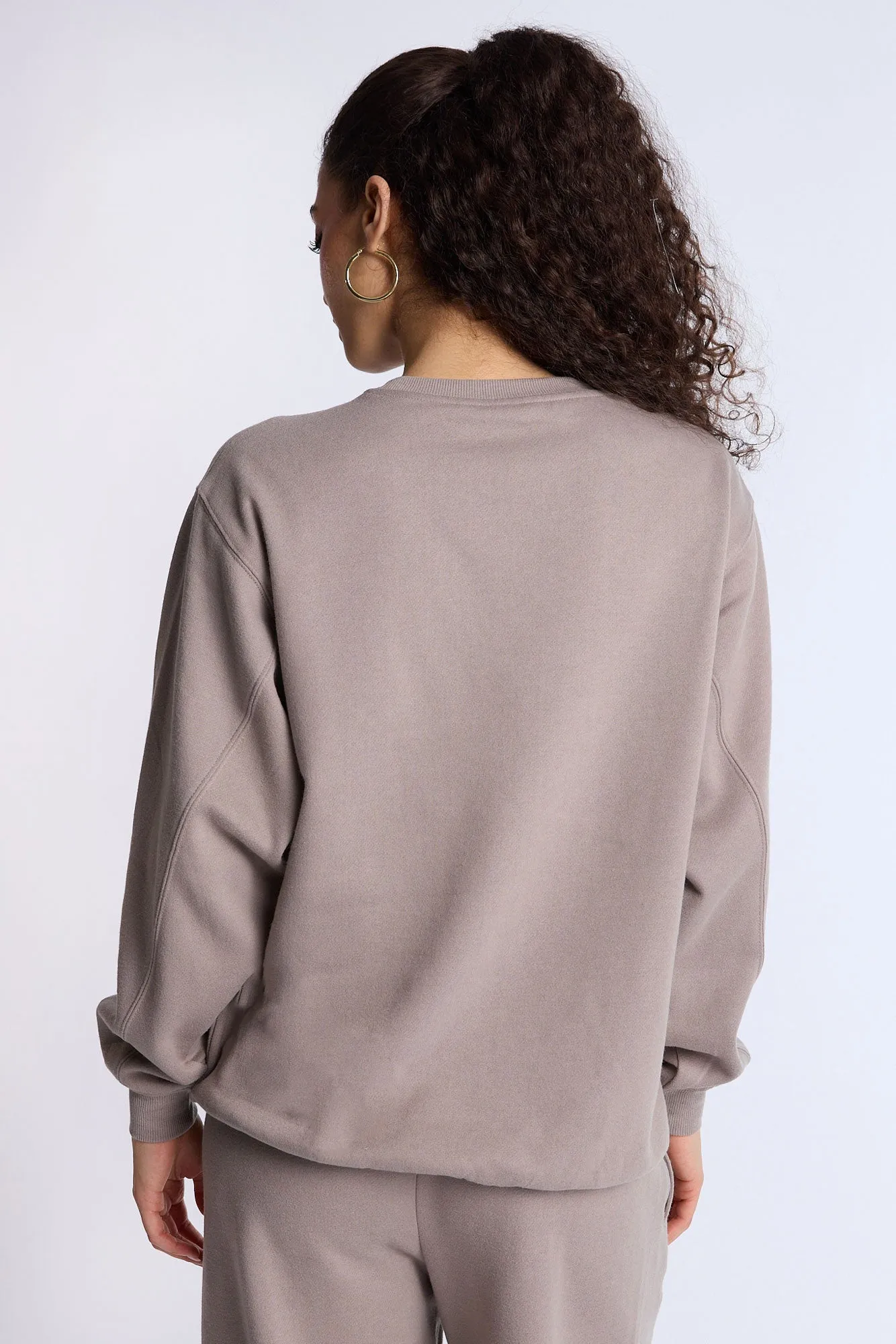 Oversized Crew Neck Sweatshirt