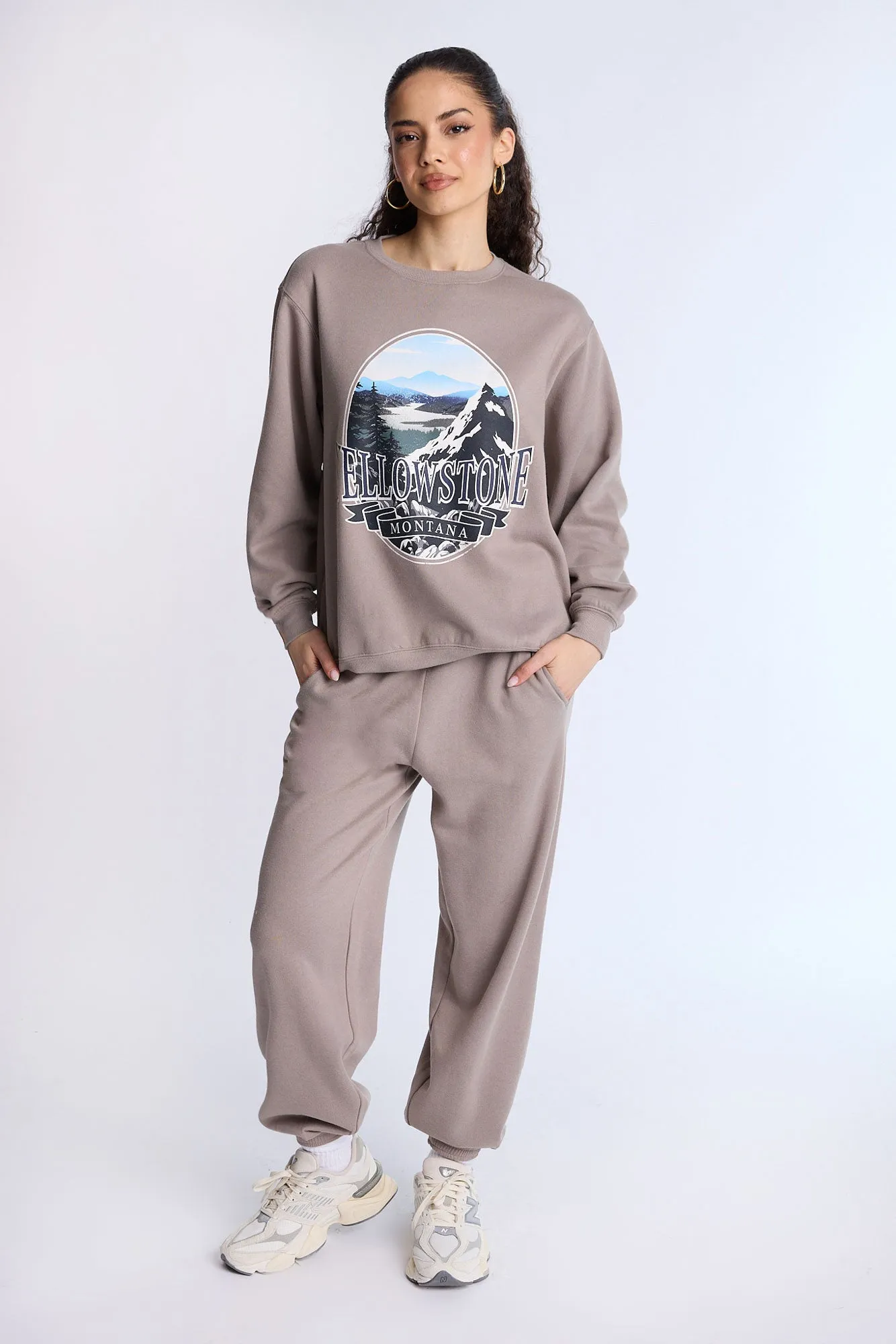 Oversized Crew Neck Sweatshirt