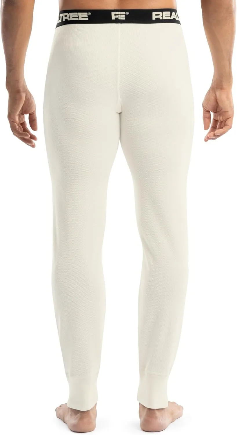 Realtree Men's Heavyweight Cotton Polyester Thermal Long Johns Underwear Bottom