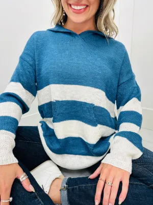 REG/CURVY Always In Motion Hoodie In Navy
