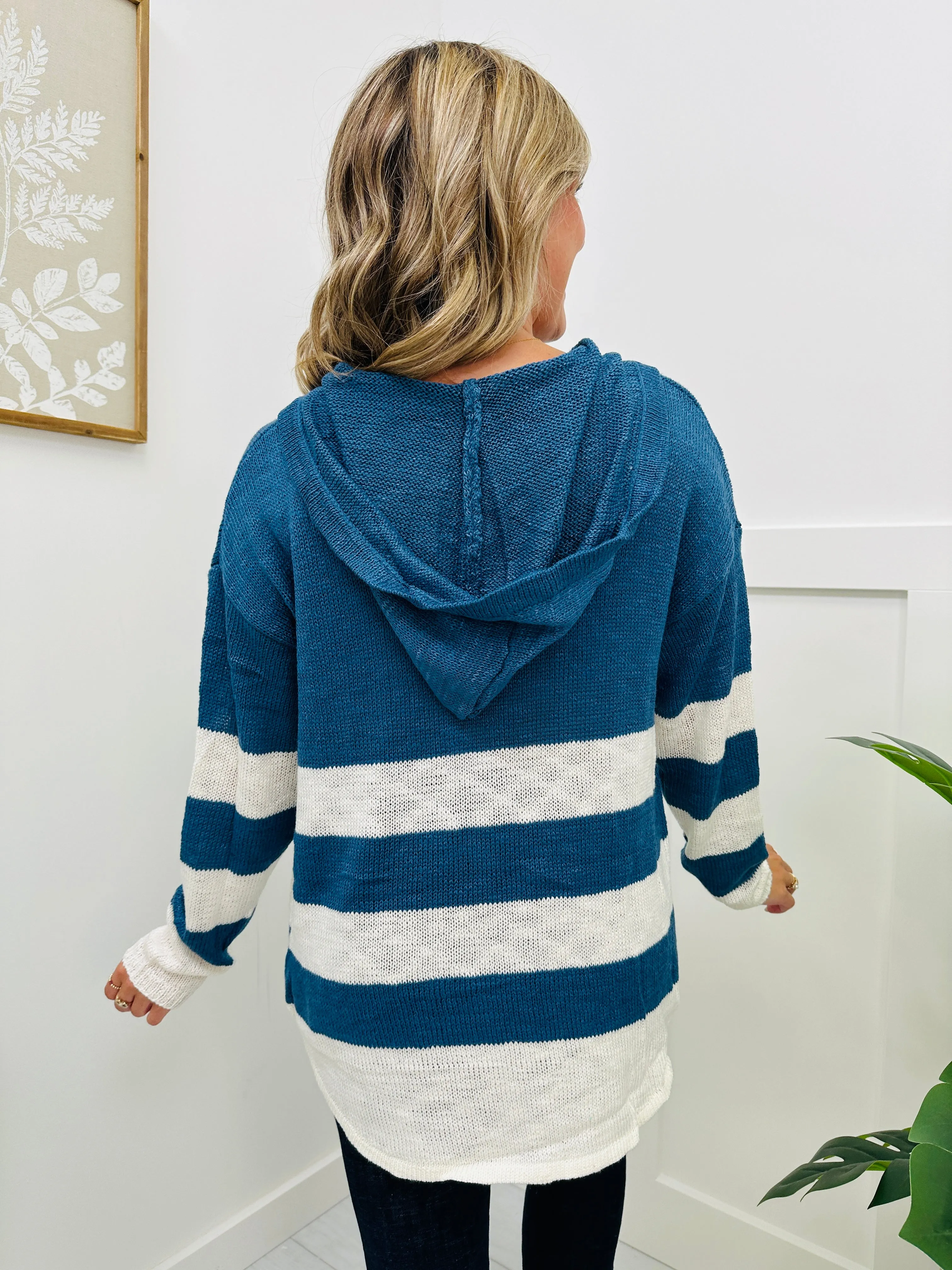 REG/CURVY Always In Motion Hoodie In Navy