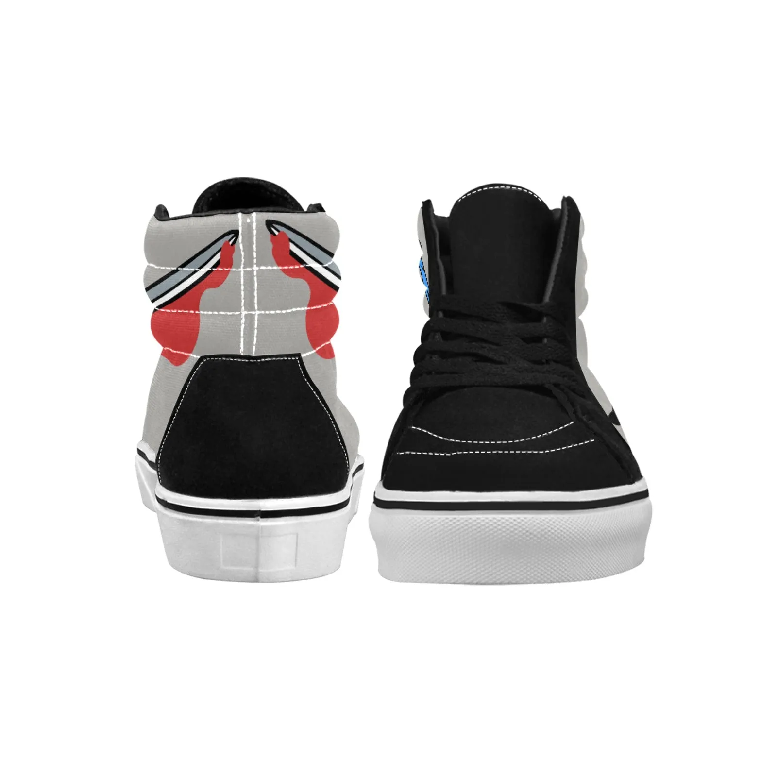 Retro Switchblade knife High Top Sk8 Sneakers
