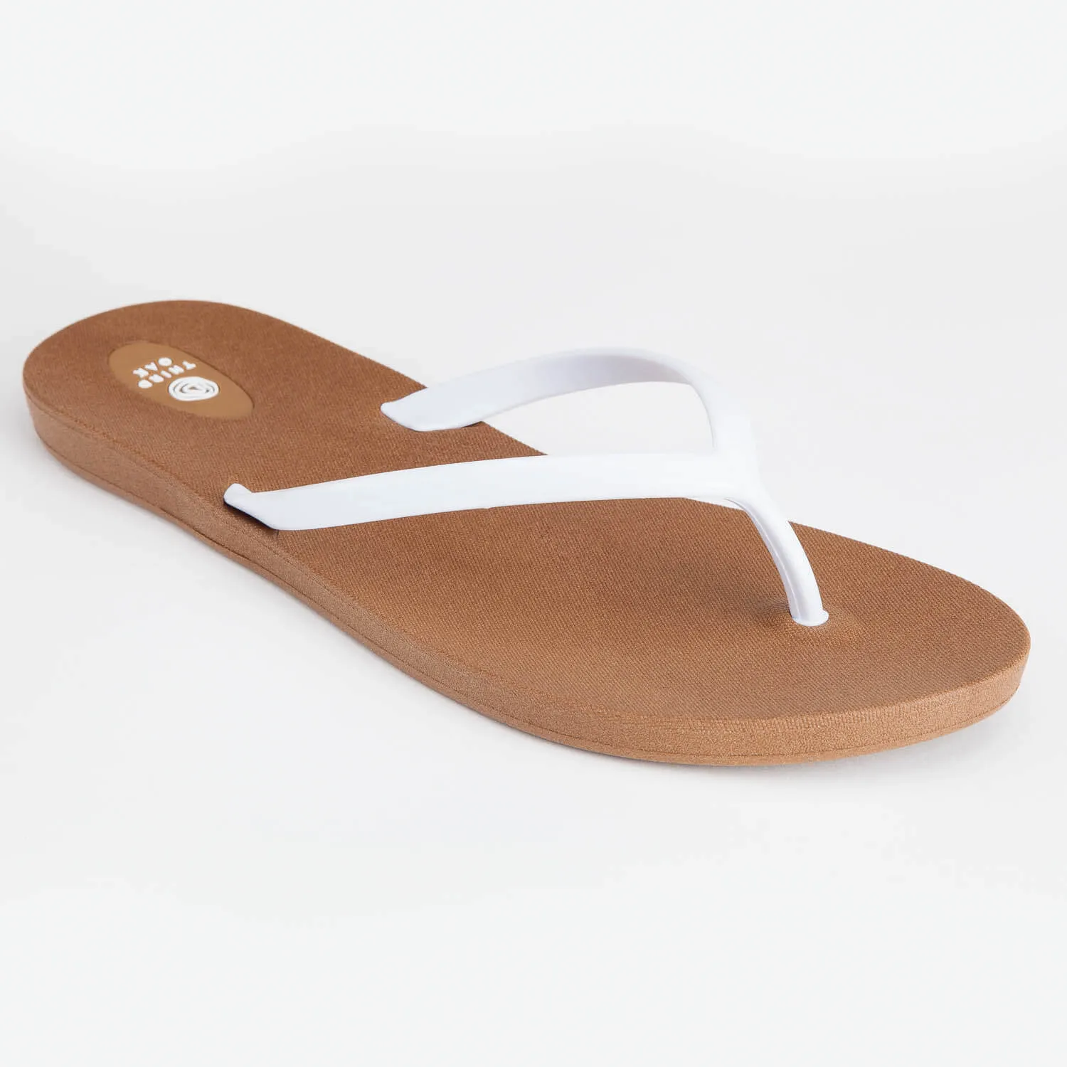 Scout Flip Flops in Toffee White