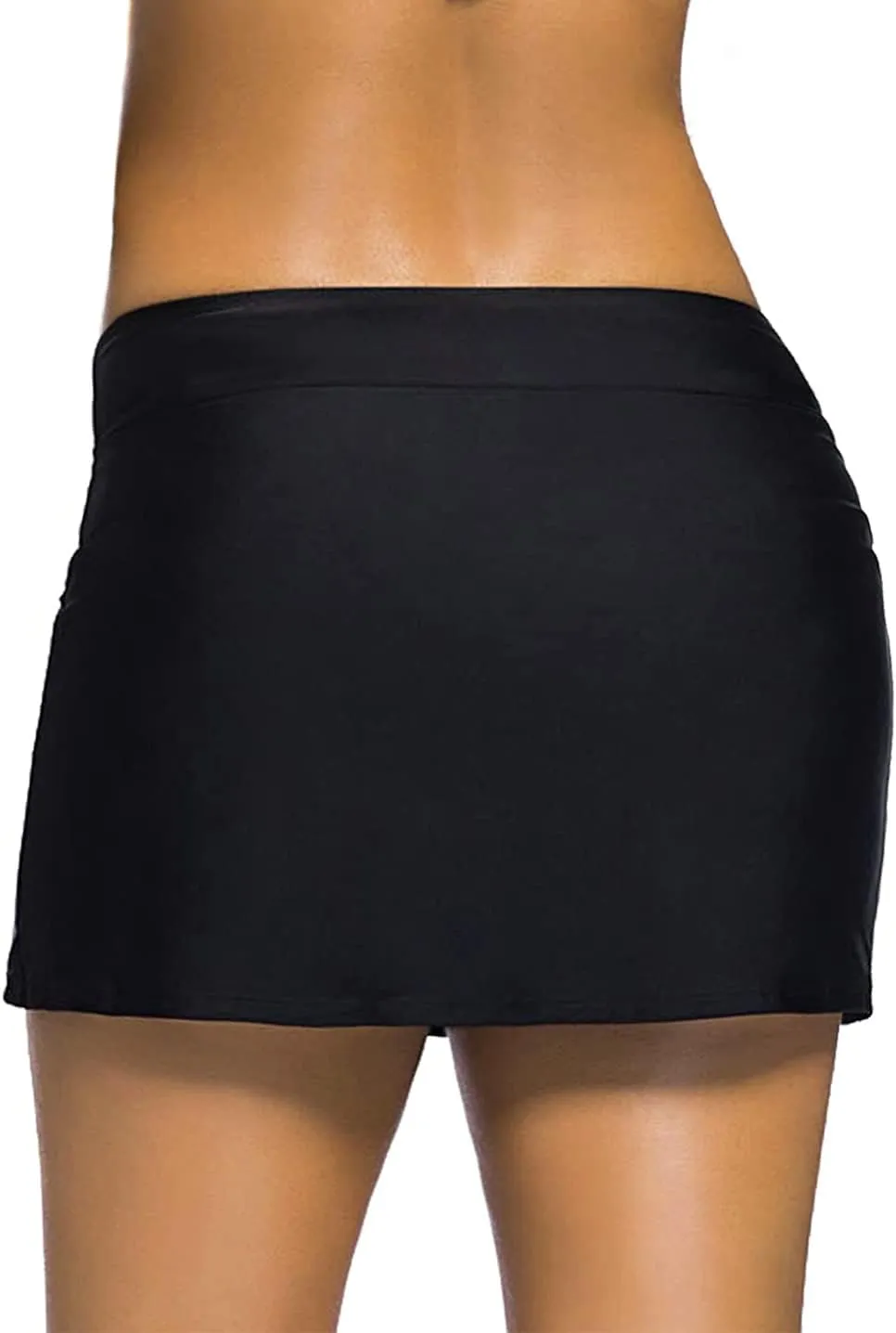 Septangle Women's Swim Skirts Tankini Bottom with Side Pocket Swimsuit
