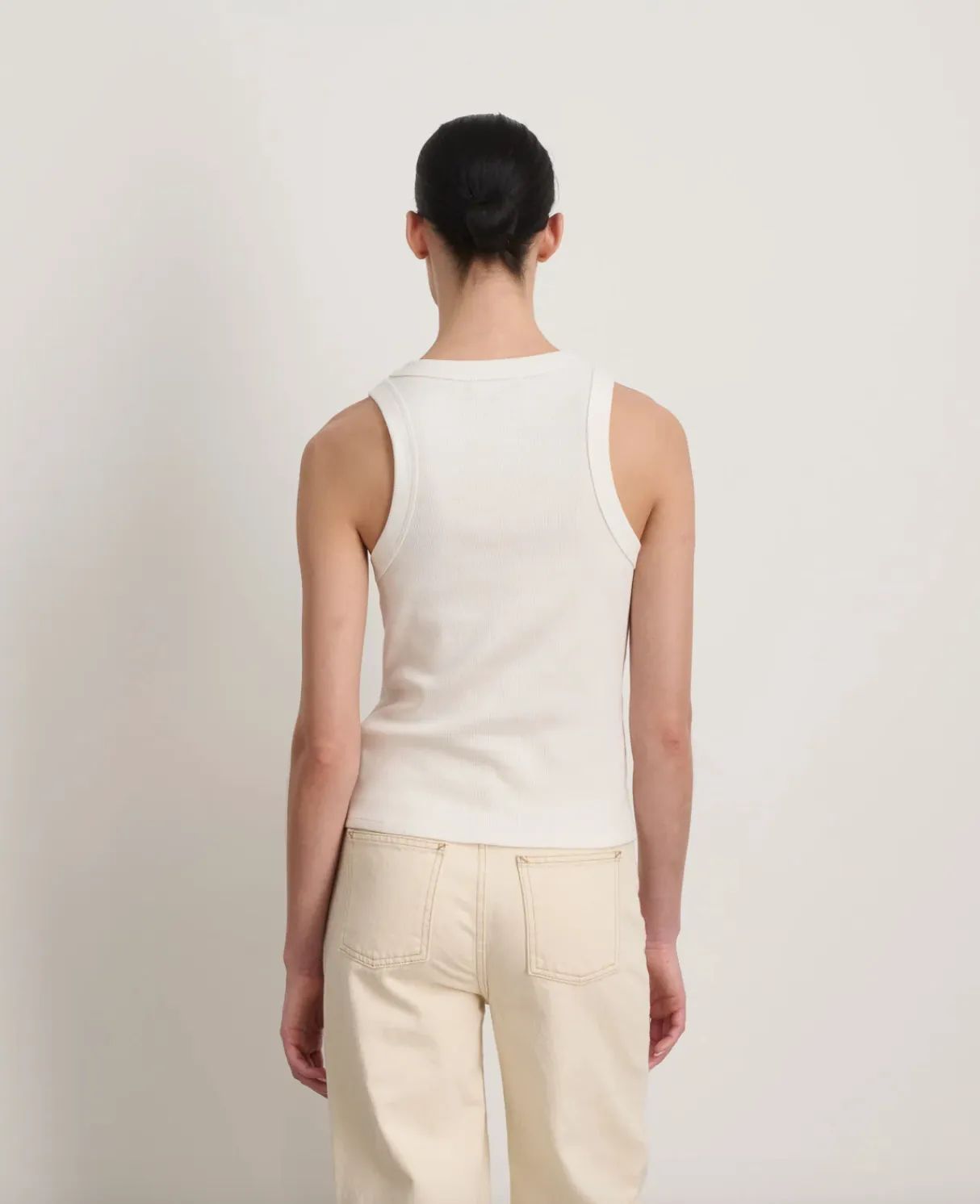 Snow White Rib Tank