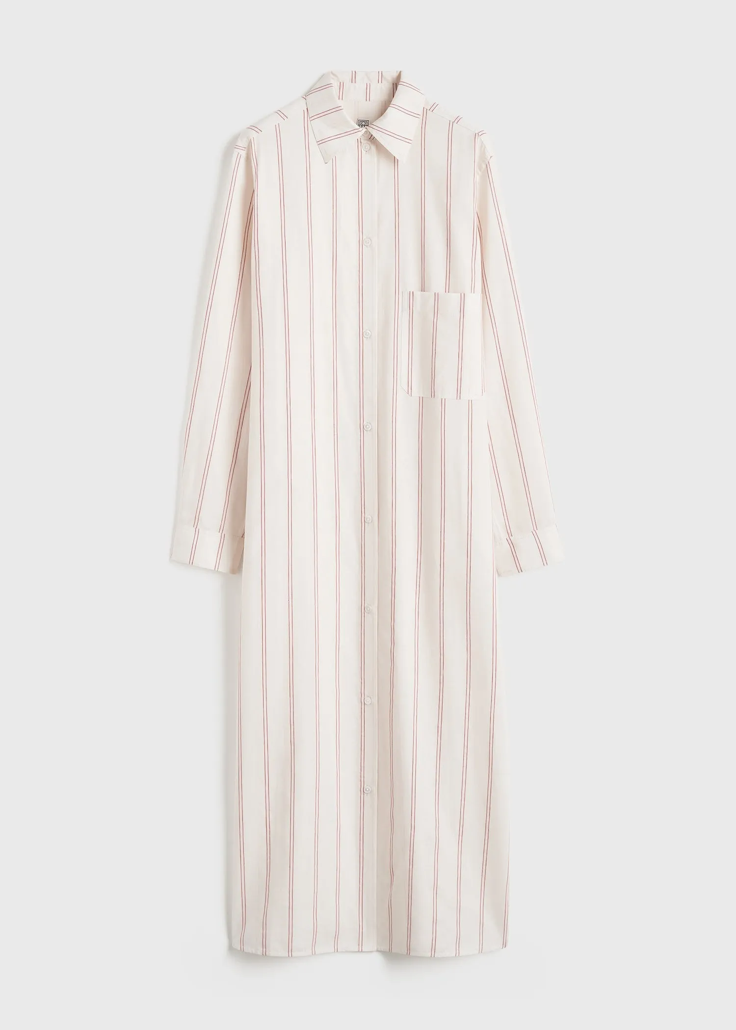 Striped tunic dress ecru/blossom
