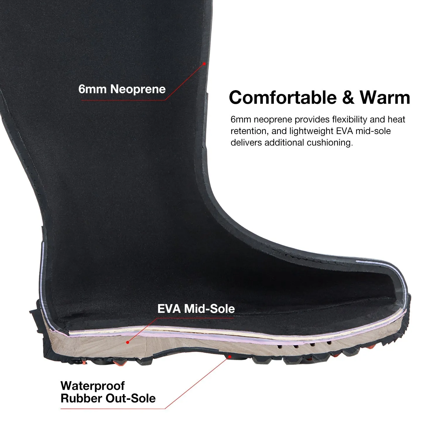 TideWe® Hunting Boots for Women Light Waterproof Boots