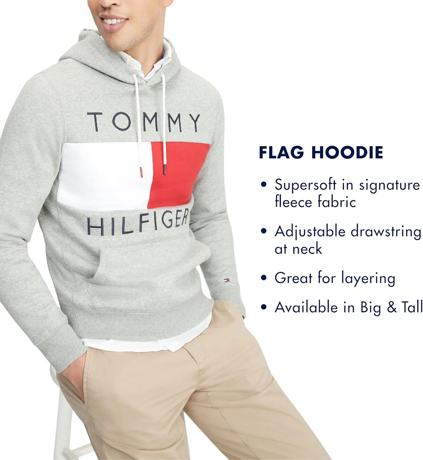Tommy Hilfiger Denim Brooks Pullover Hoodie Sweatshirt
