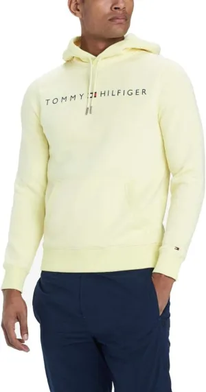 Tommy Hilfiger Men's Long Sleeve Fleece Logo Pullover Hoodie Sweatshirt
