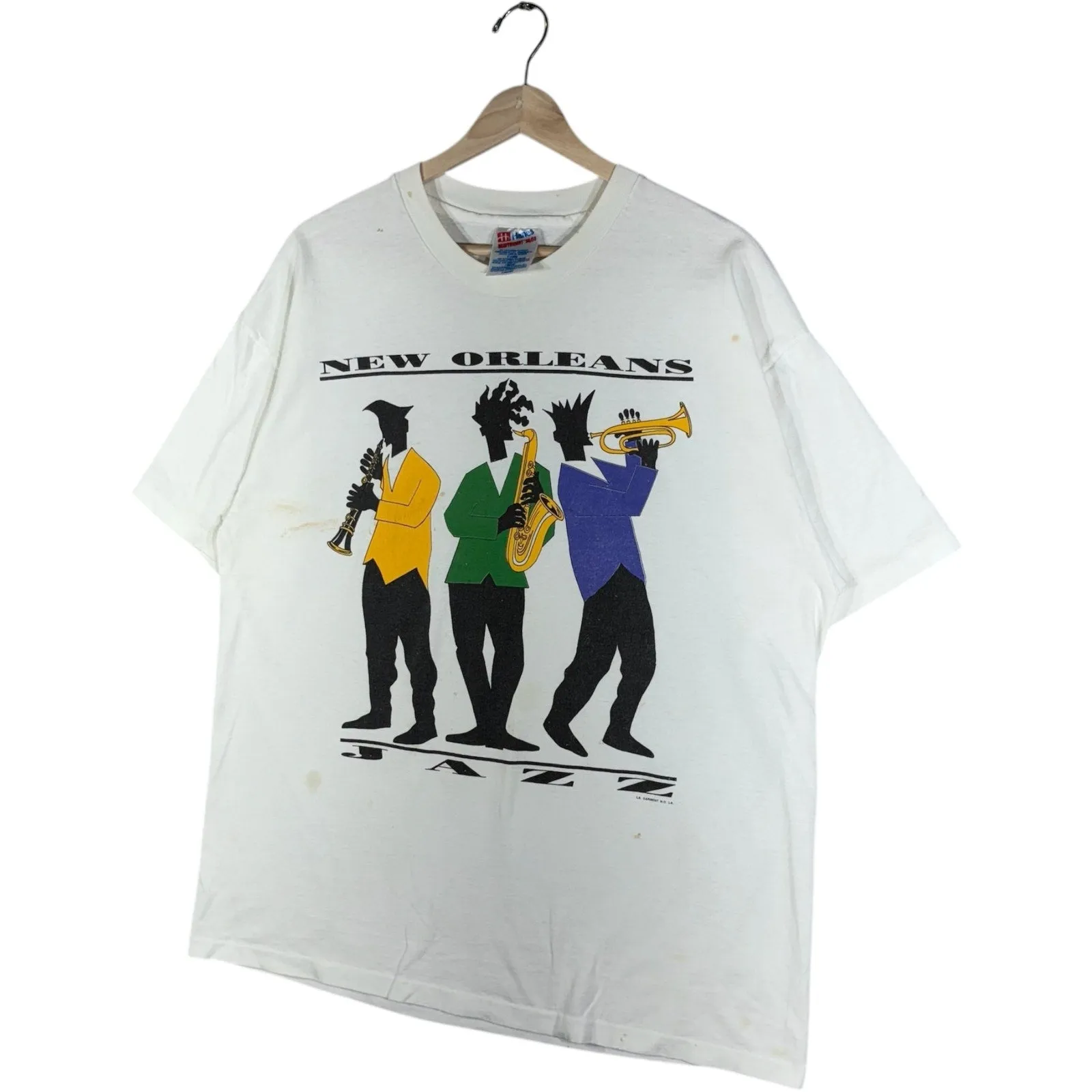 Vintage New Orleans Jazz Art Tee
